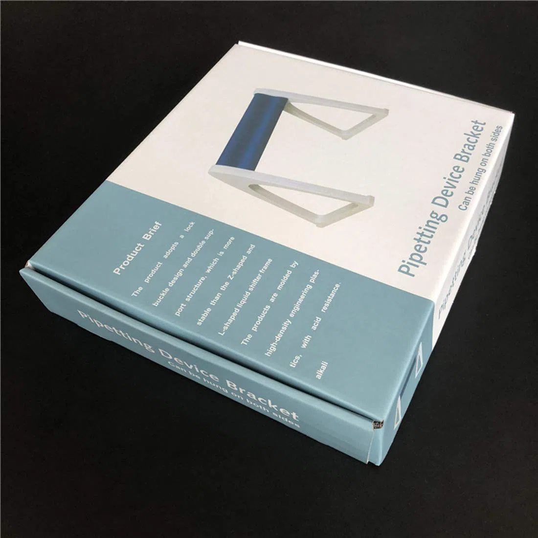 LINKTOR Supporto Lineare per Micropipette da Laboratorio – Porta 6 Micropipette in Polimero Ingegneristico Premium – Eccellente Resistenza a Reagenti Chimici Corrosivi