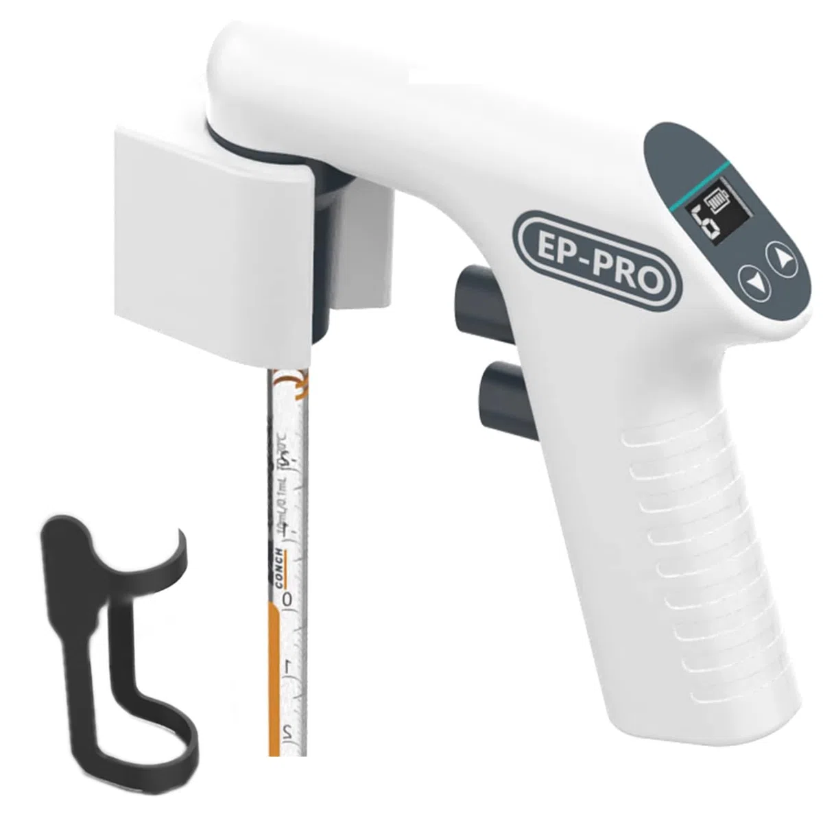 Regolatore elettrico per pipette da laboratorio, 0,1-100 ml, con supporto e filtro, due modalità di drenaggio, per trasferimento e erogazione di liquidi