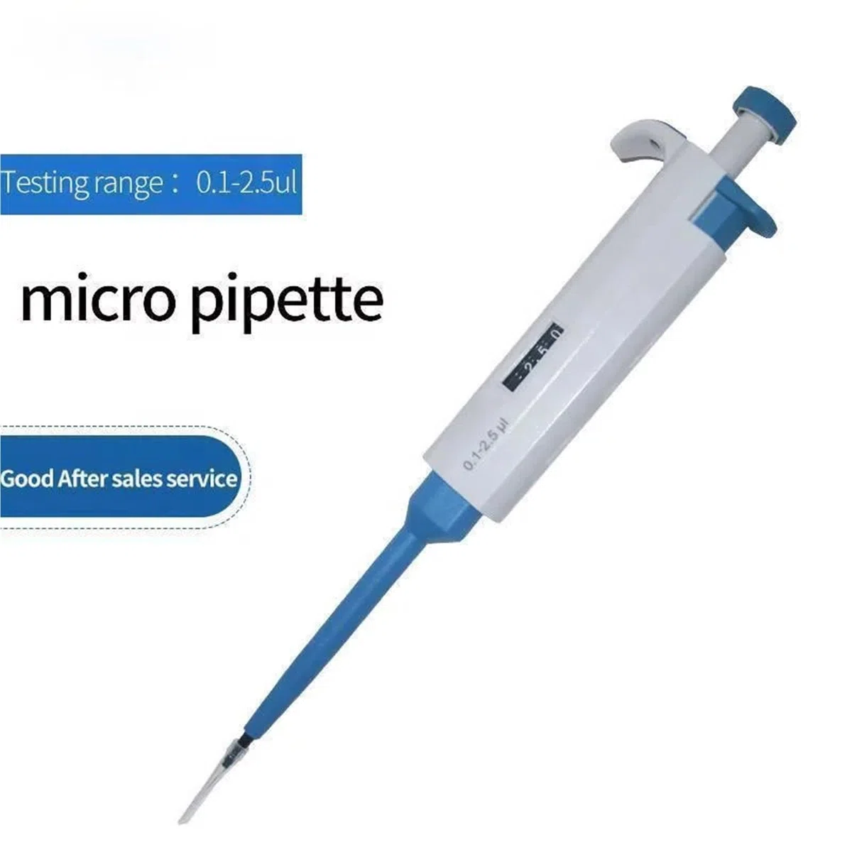 Pipetta Meccanica monocanale da Laboratorio, Volume variabile, 5 Pezzi/Lotto, 0,1 ul-10 ml(0.5-10ml)