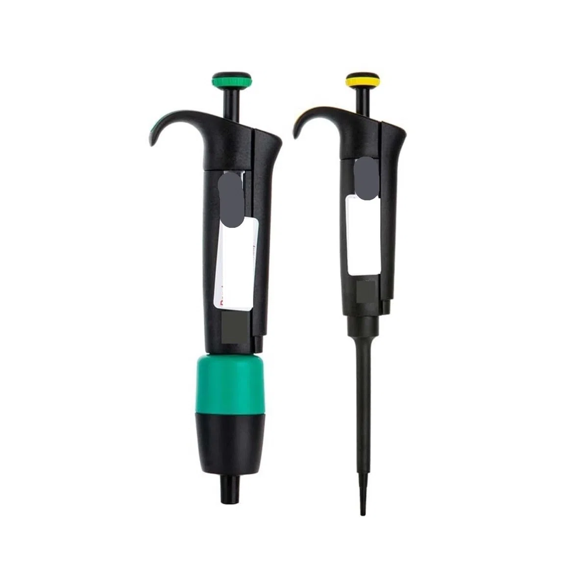 Pipetta manuale regolabile a canale singolo multicanale, micro pipettatore da 0,5-5 μL con punte per trasferimento di liquidi da laboratorio, alta precisione